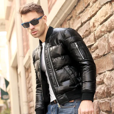AYUNSUE Men Jacket 2022 Men\'s Clothing Autumn Winter Down Jacket 5XL Real Sheepskin Clothes Thick Coat Male Ropa Hombre LXR384