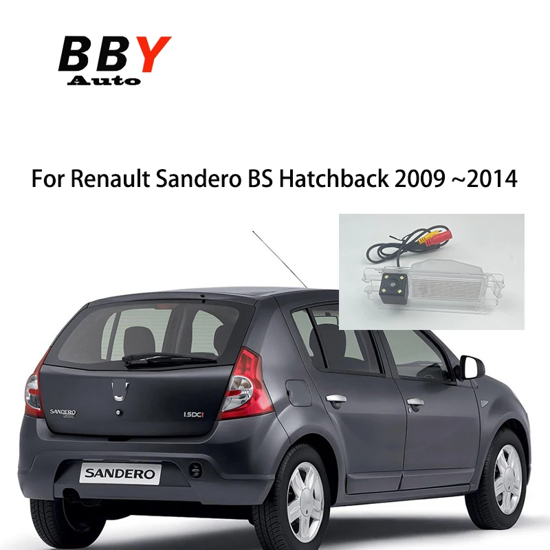 

Reverse Camera For Renault Sandero BS Hatchback 2009~2014 Renault Logan Symbol III 3 Sedan 2013~2019 License Plate Camera Rear