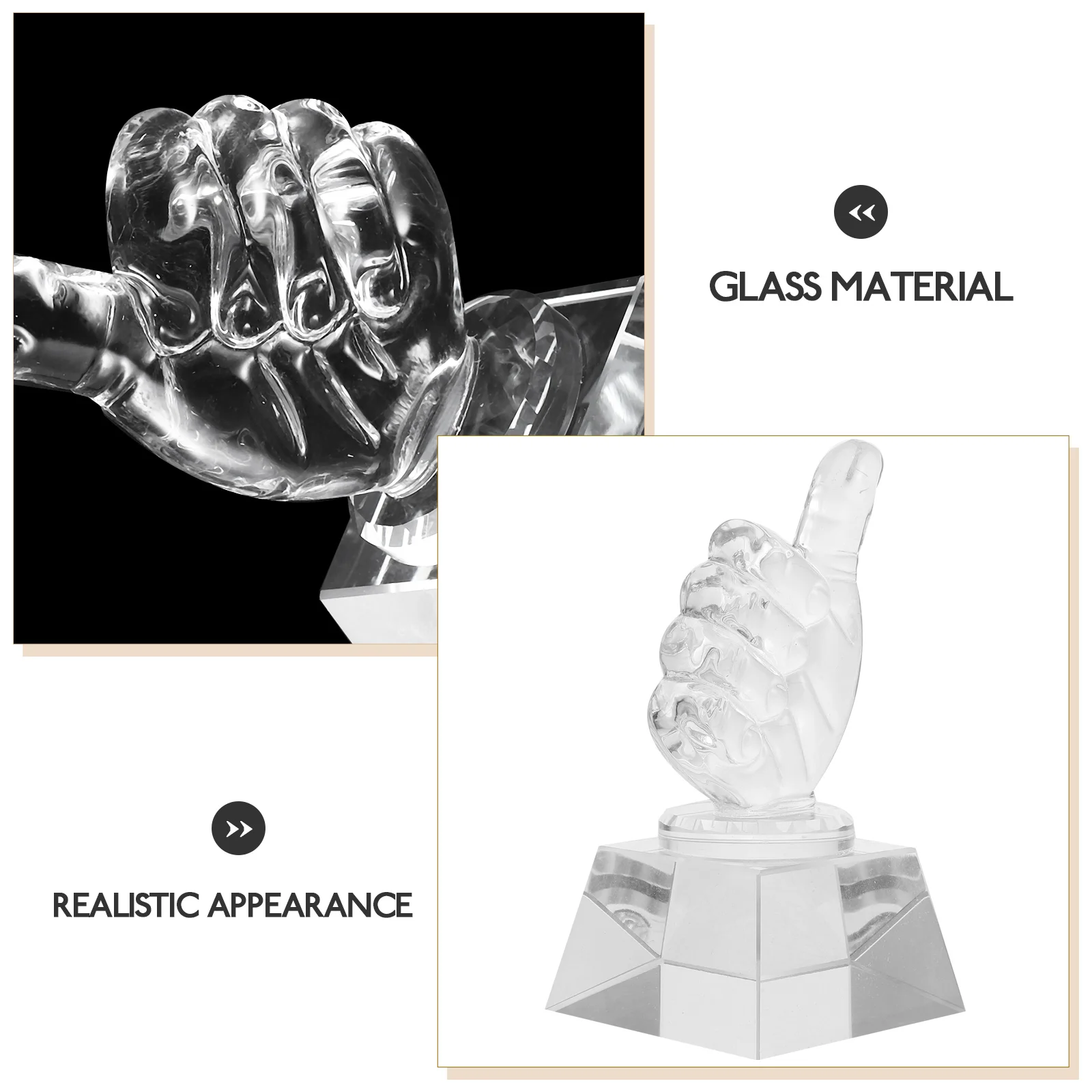 

Plastic Trophy for Children Thumb Shaped Cup Football Trophy Creative Award Model Sports Competition Kindergarten Party Favor