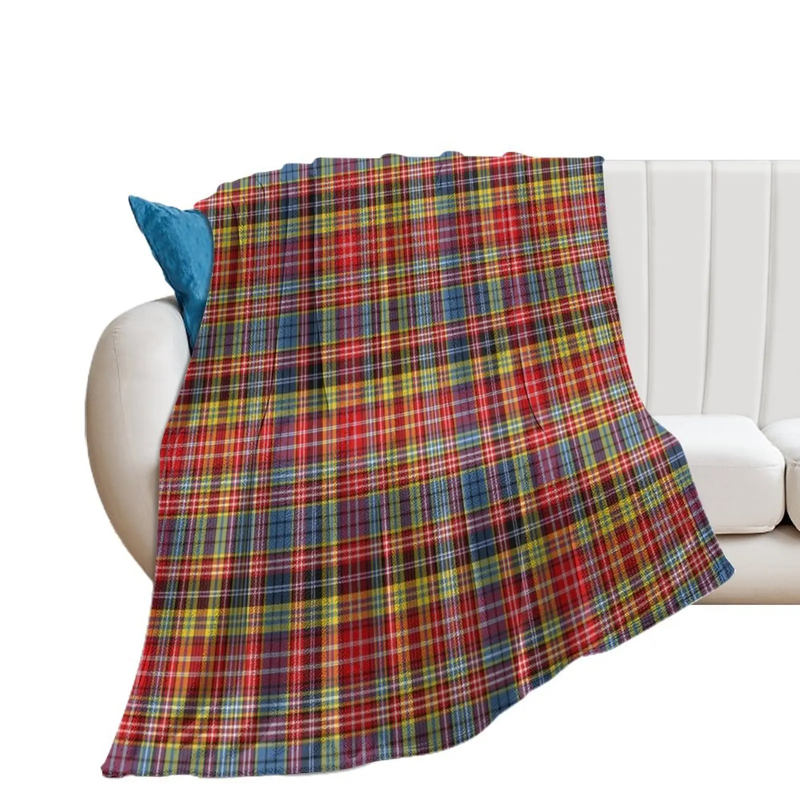 Ogilvie Of Airlie Ancient Tartan Throw Blanket sofa bed Furrys Blankets