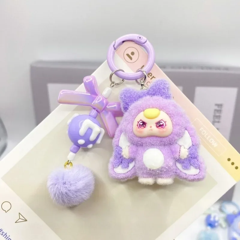 في عام 2025، الطفل الجديد يبلغ من العمر ثلاثة سنوات لطيف قلادة حقيبة مدرسية لطيف عروسة كارتون فتاة معلقة طالب مفتاح سلسلة هدية صديقة