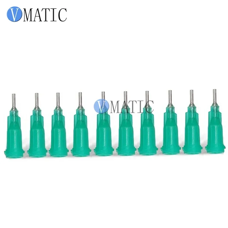 

Бесплатная доставка, нестерилизованное качество, 100 шт., 18 г, 1/4 дюйма, винт для дозирования клея из нержавеющей стали, шприц с замком Люэра, наконечники иглы