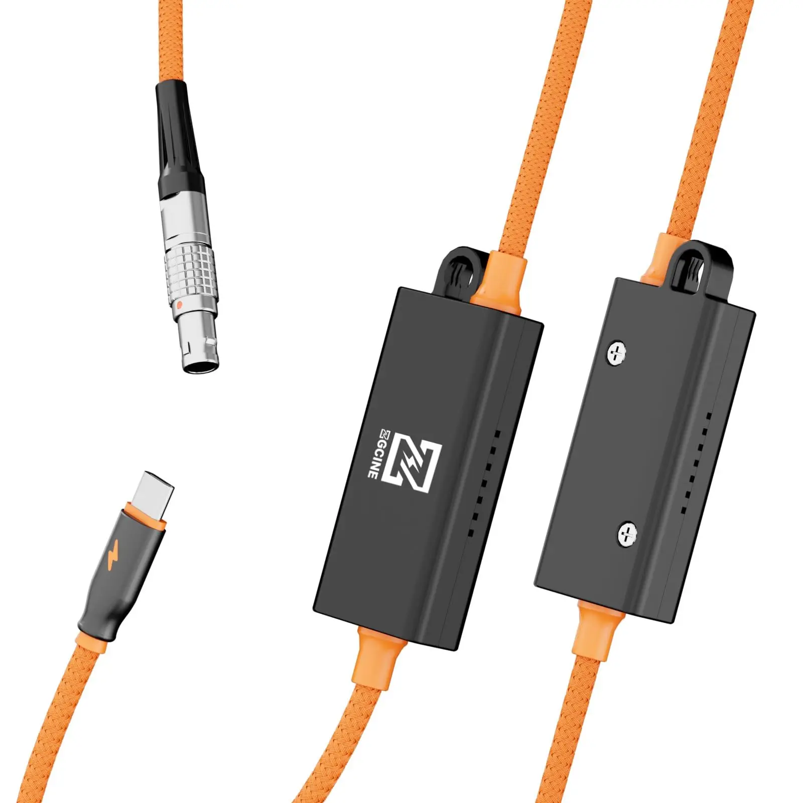 ZGCINE LMS-PD Straight 2Pin to USBC PD Bidirectional Power Cable up to 65W PD Charging for ARRI RED SmallHD Z-CAM DJI Ronin TILT