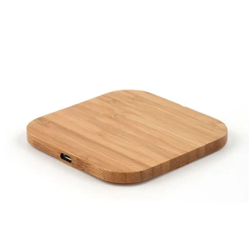 Portable For Qi Wireless Charger Charging Slim Wood Pad For Iphone 8/Iphone 8 Plus/Iphone X Smart Phone Wireless Charger Pad For