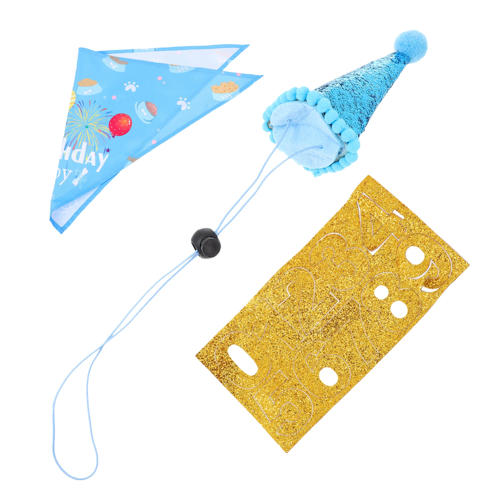 

Polyester Decor Gift Puppy Party Supplies Pet Accessories Dog Birthday Hats Dog Birthday Hat Party Supplies Gifts