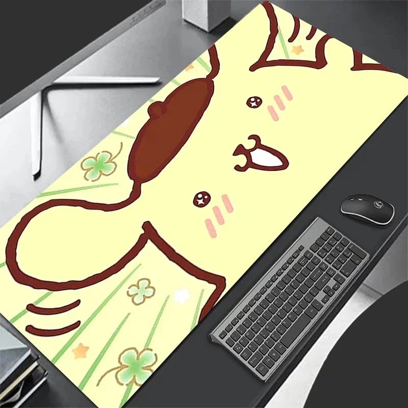 لوحة ماوس جلدية أكبر سانريو بومبوبورين حصيرة مكتبية سرعة الكمبيوتر منصات لوحة المفاتيح حصيرة مكتبية ملحقات الألعاب لوحة ماوس منزلية #1