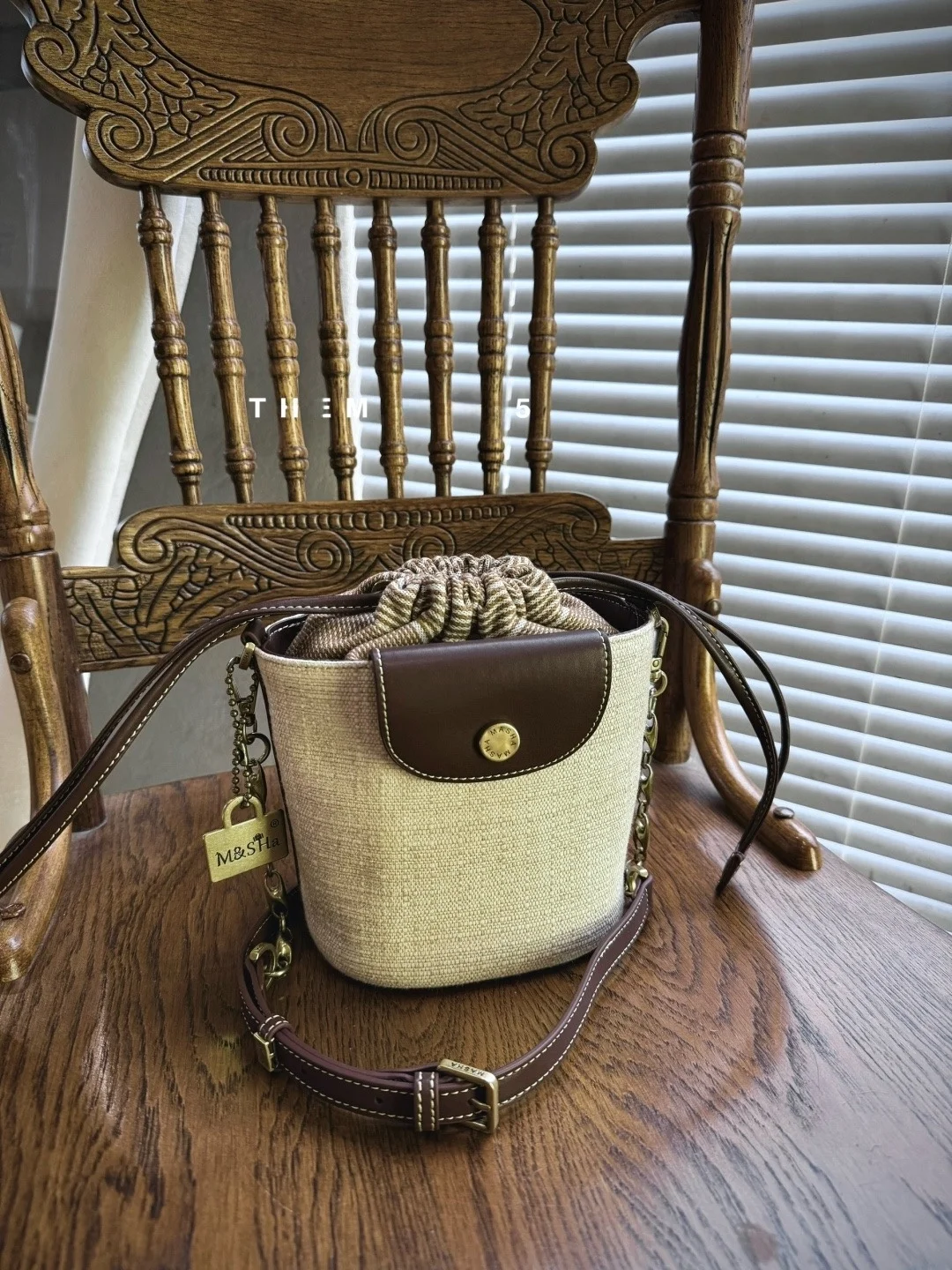 fashionable-versatile-single-shoulder-crossbody-bag-women's-m-sha-the-masha-5-bucket-shape-elegant-style-summer-2026-new-arrival