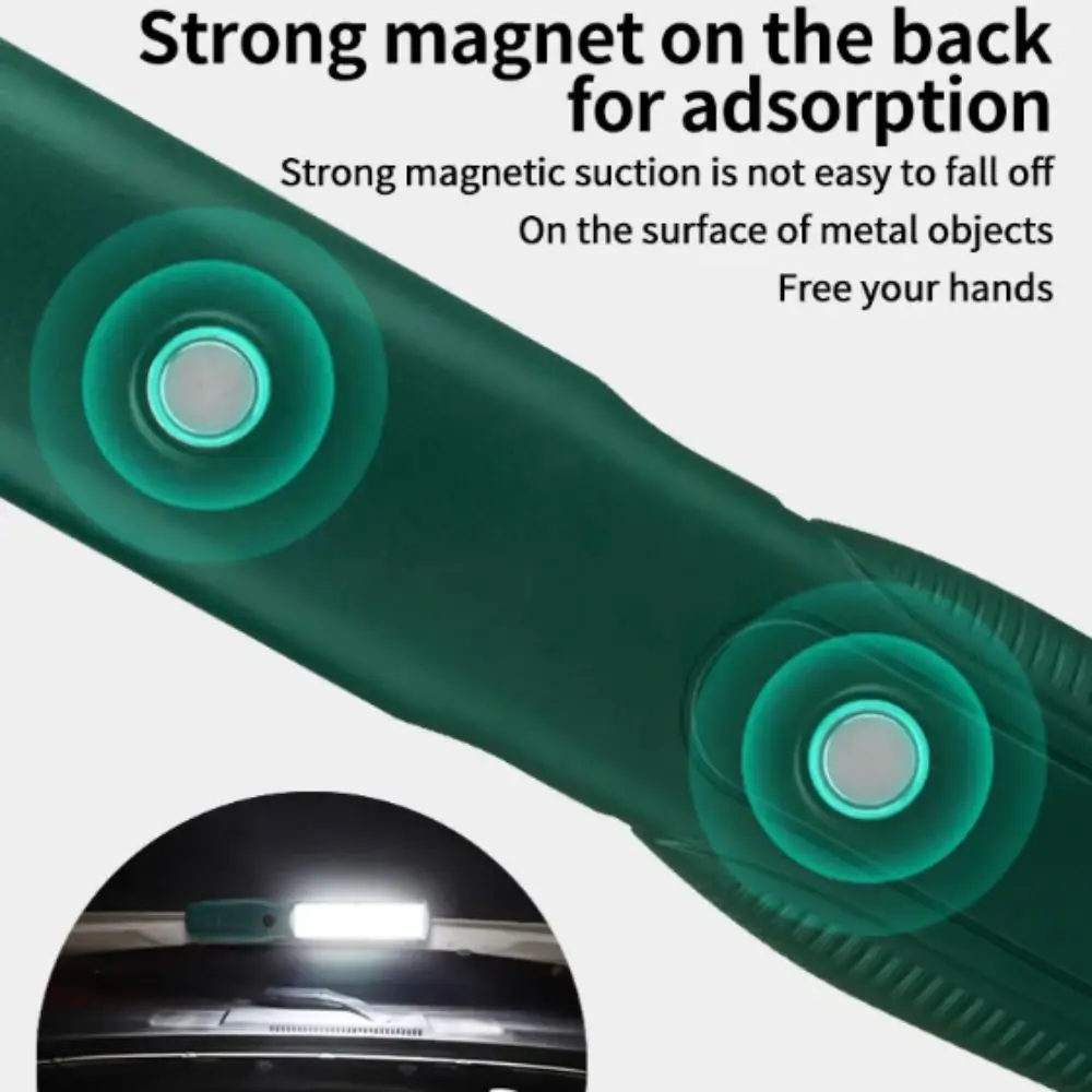 

USB Rechargeable LED COB Torch With Magnet Strong LED Handheld Floodlight COB Technology With Hook Portable Lantern Repair Work