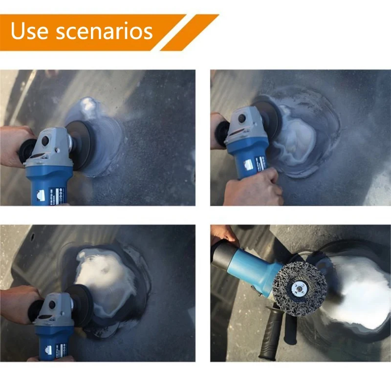 100mm/115mm/125mm Poly Strip Disc Durable Angle Grinder Accessories Rust Remover Abrasive Wheel Paint Clean Grinding Wheels