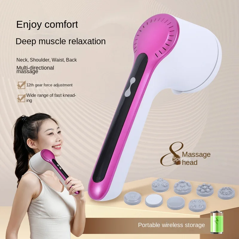 Multi-functional Vibration Fat Push Machine Integrated Kneading Hammer Beating Hammer Electric Body Sculpting Massager