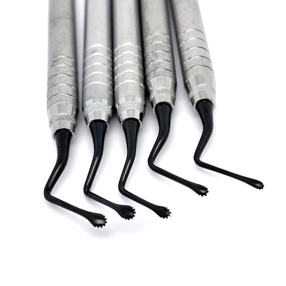 Dental Tools Bagger Restaurative Löffel Kürette Jagged Dental Scaler Gracey Double Ends