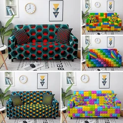 3D Sofa Covers for Living Room Corner Elastic Couch Slipcovers Christmas Sofa Cover funda sofa Couch Cover 1-4 Seater