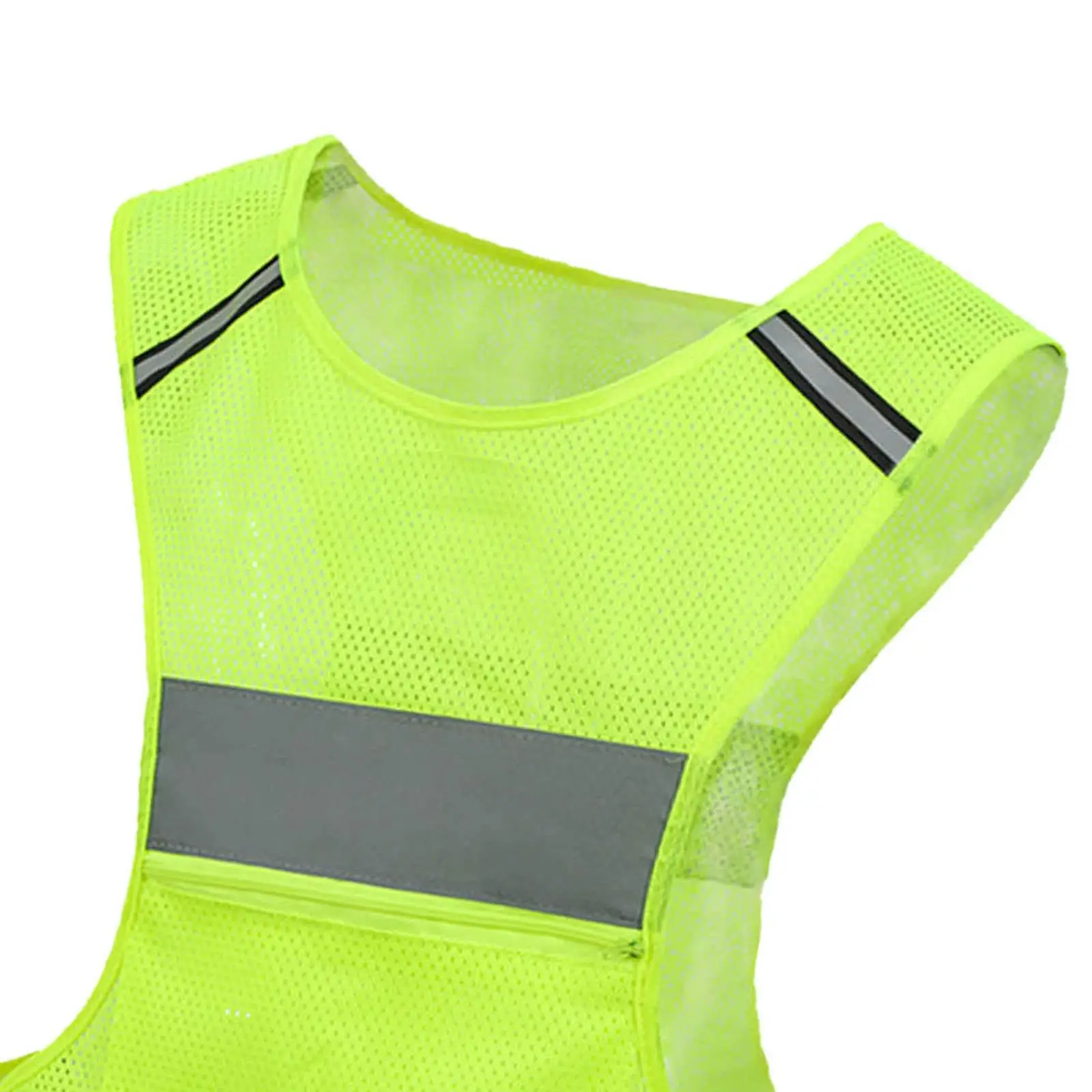 High Visibility Reflective Safety Vest Lightweight Pocket Mesh Working Vest Traffic Protection for Roadside Emergency