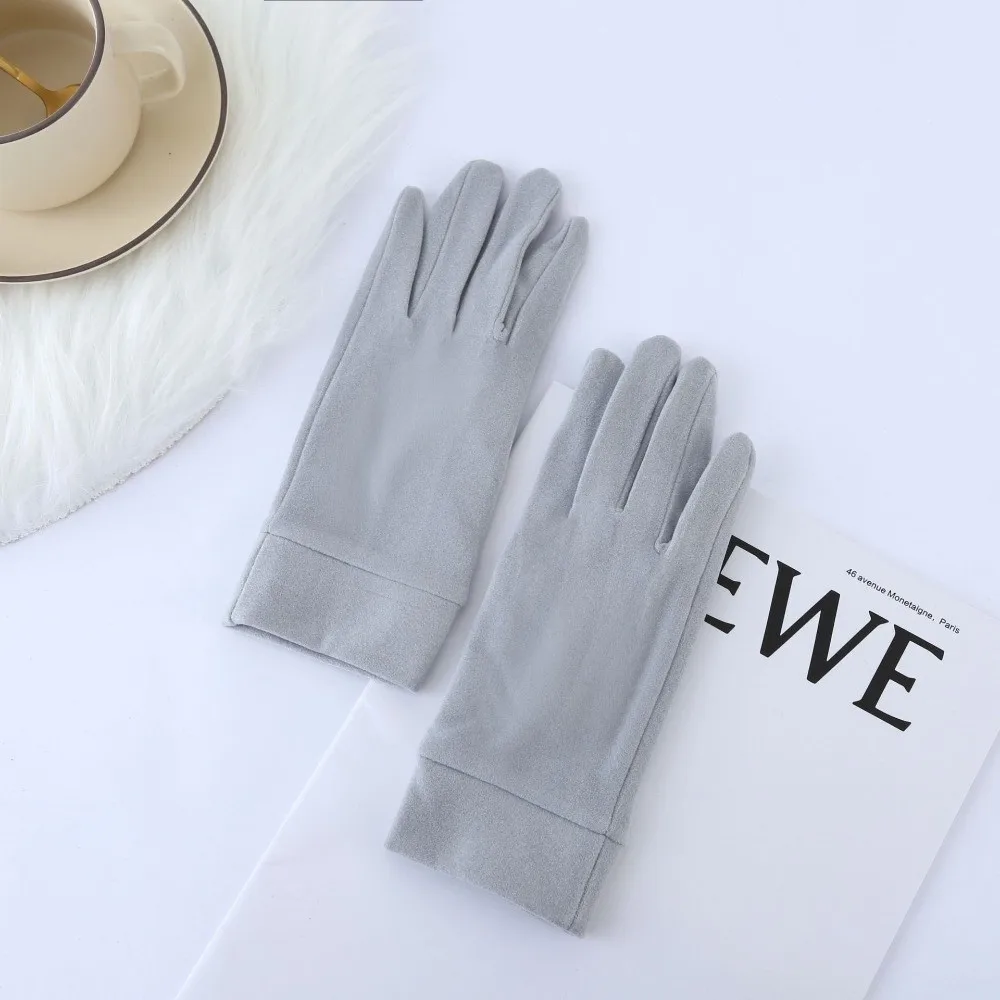 New Warm Winter Gloves Windproof Coldproof Driving Mittens Full Finger Dralon Full Finger Gloves for Outdoor Cycling Skiing