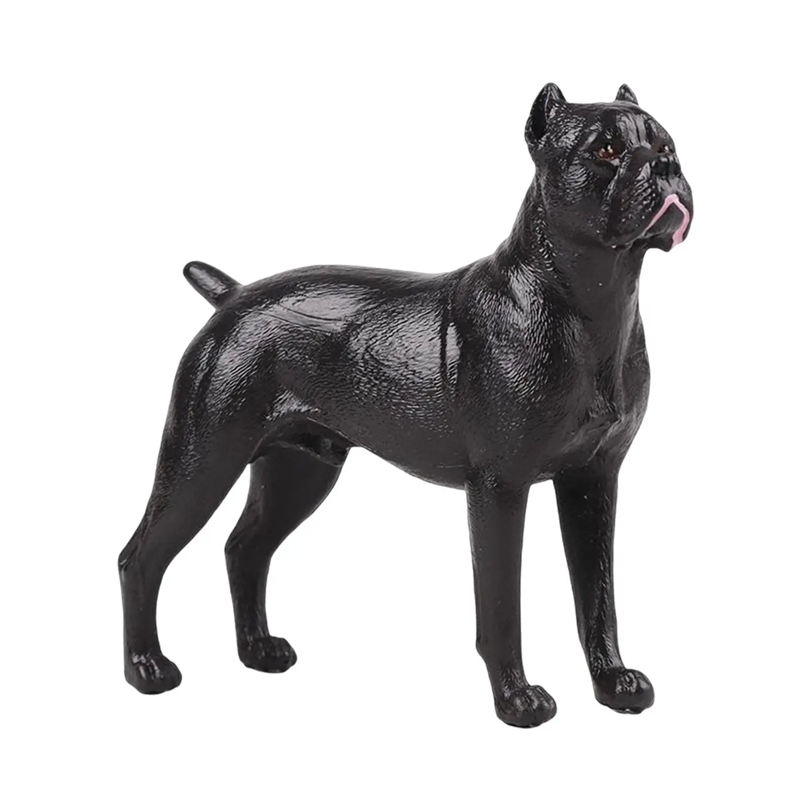 2 x realistische Hundefiguren, Modelle, handbemaltes Tierspielzeug, Statue, Skulptur für Kuchendekoration, Partygeschenke