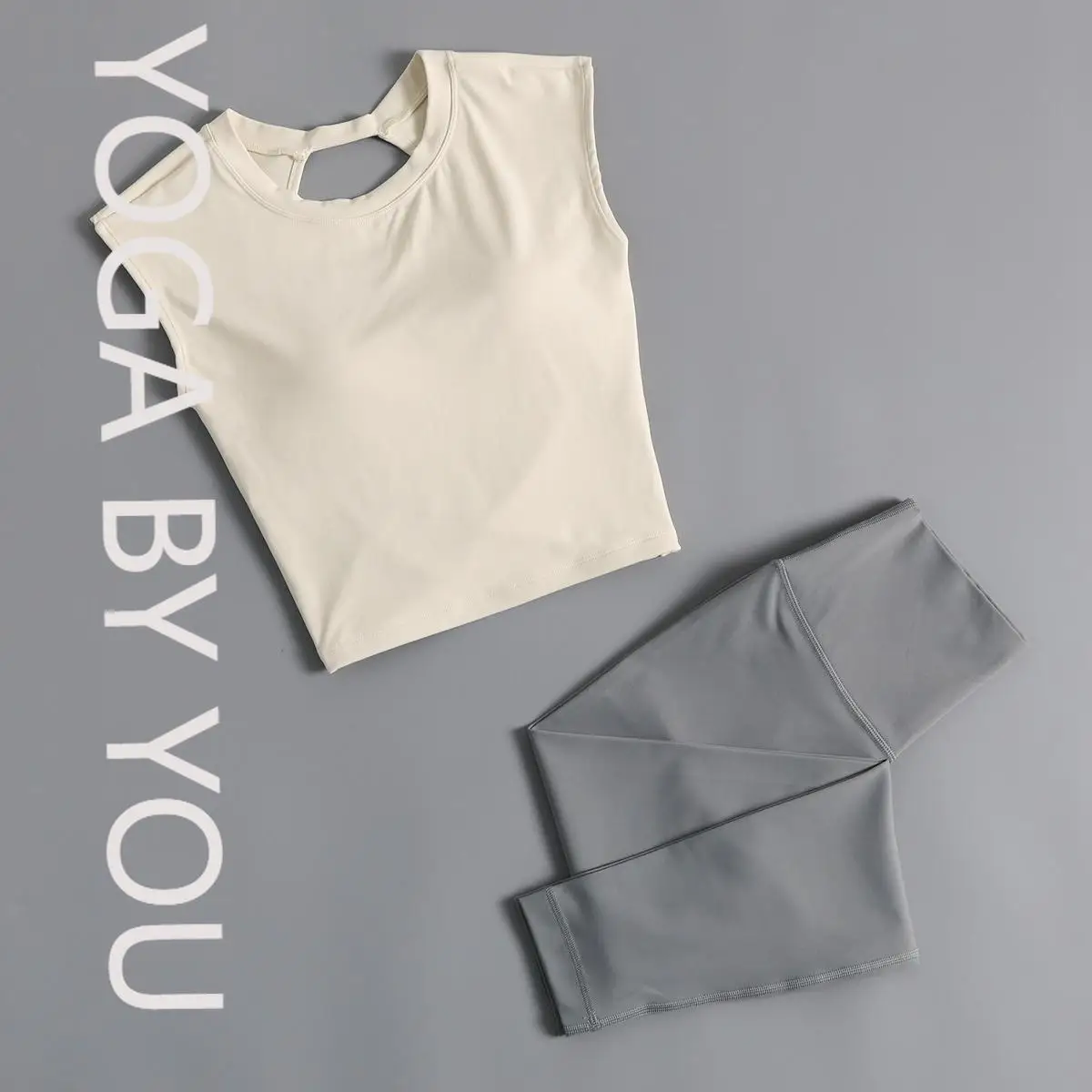 

Yoga suit women's backless sexy tight and thin sports top running quick-drying Pilates training fitness suit 2025 new