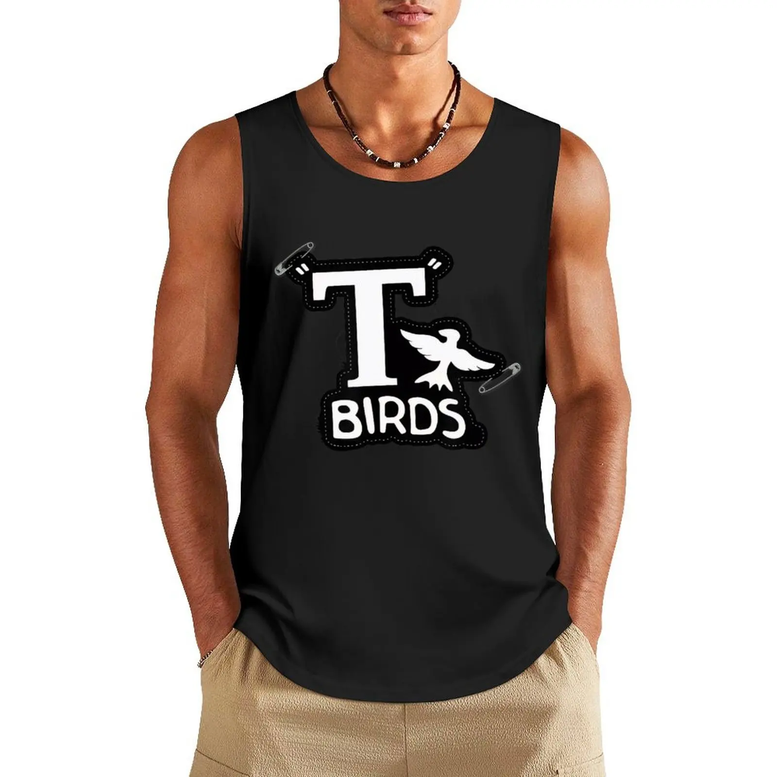 

Retro Funny Movie Tank Top Men's vest Men's singlets T-shirt Men's gym gym accessories man
