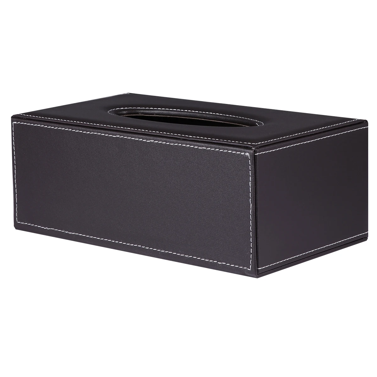 

Car Tissue Box PU Holder Napkin Storage Container Home Cafe Waterproof Reusable Ideal Home Hotels Bars Bathrooms Cars