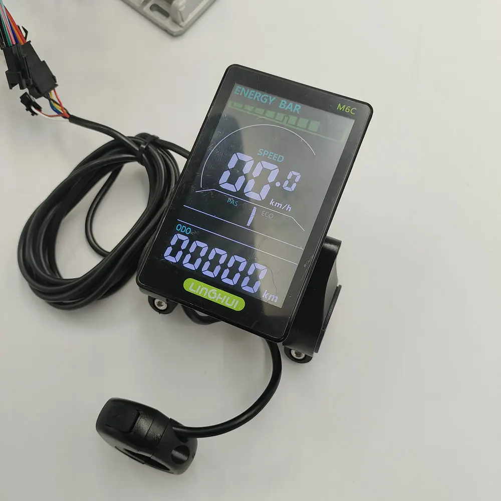 Vertical SCREEN Instrument MC60+Three-Mode SineWave Cast Aluminum Brushless Controller Kit 1000W1200W Electric Vehicle PARTS