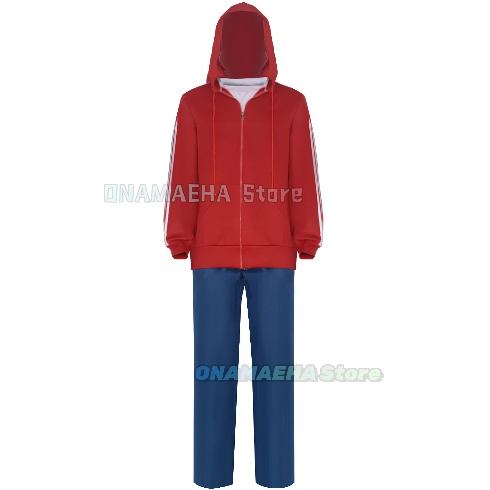 Anime Moive Co co Miguel Cosplay Hoodie Costumes Coat Mask for Adult Kids Boys Kids Jackets Hoodies Red Sweatshirts Coat