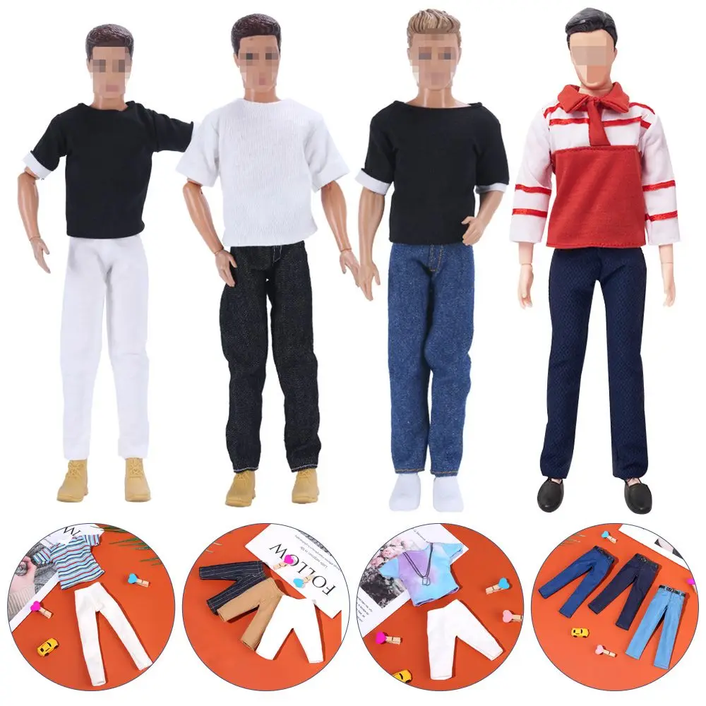 

Handmade Fashion 2022 New Male Doll Clothes Doll Clothes Outfit Casual Wear Clothing Set