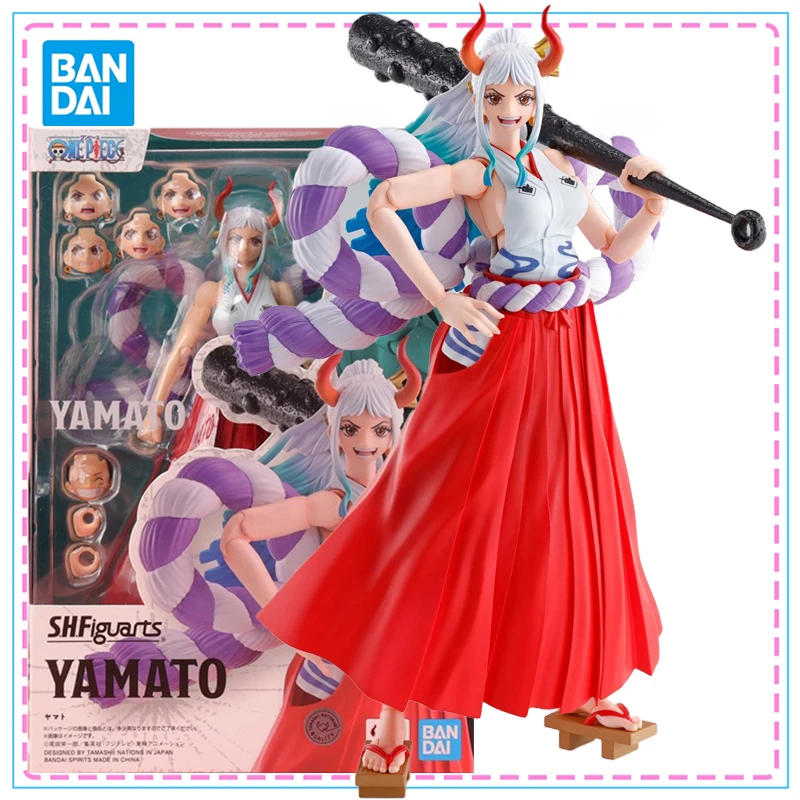 

Bandai S.H.Figuarts One Piece Anime Figures SHF Yamato Joints Movable Collection Action Figure Genuine SHF Model Kit Toys
