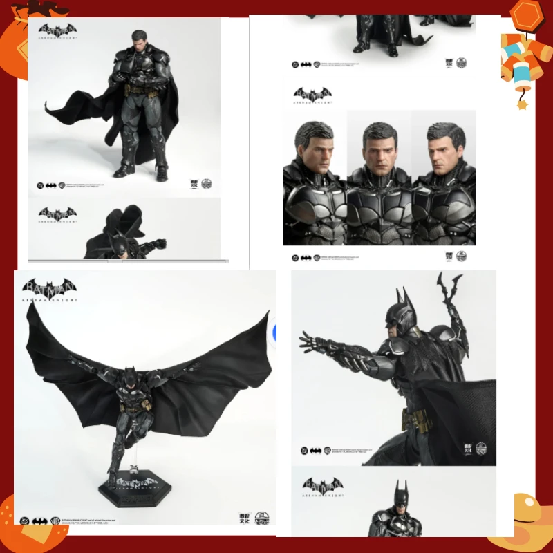 

1/12 Authentic Lpzz DC Arkham Knight Multiverse The Batman Who Laughs Red Death Deathstroke Action Figure Movable Joint Gift