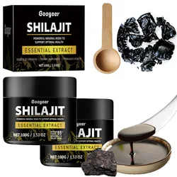 100-300g 1000mg Pure Shilajit Resin Mineral Supplements Himalaya Original with 85+ Trace Minerals Fulvic Acid