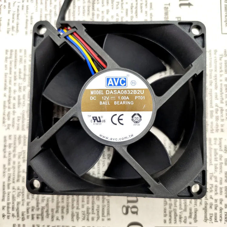 

DASA0832B2U Новый AVC 8032 12 В 1,0 А 8 см четырехпроводной ШИМ вентилятор охлаждения большого объема воздуха 80*80*32 мм