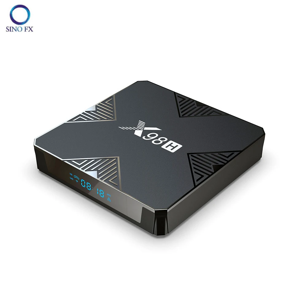 X98H Android 12.0 TV Box 4K Allwinner H618 4G 32G Dual WiFi مشغل الوسائط الذكية