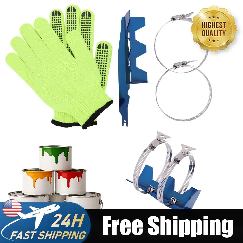 

Reciprocating Saw Paint Shaker Mount Double Clamp Designs for Better Slip Resistance Spray Can Mixing Tool for Reciprocating Saw