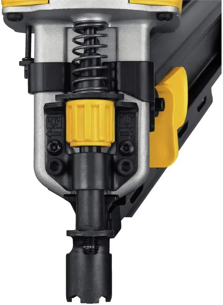 Kit de nailer de enquadramento DEWALT 20V MAX*, 21 graus, colado de plástico (DCN21PLM1)