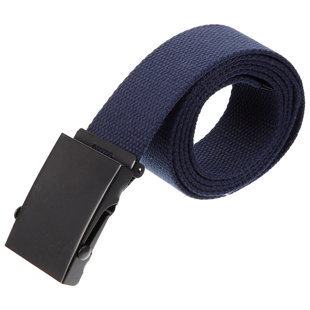 

Military Buckle Belts for Men Women Adjustable Canvas Waist Belt Durable Material Work Belt Trendy Fashionable Versatile Design