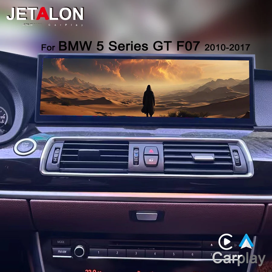 

14,9-дюймовый автомобильный радиоприемник для BMW 5 серии F07 GT 2010-2017 CIC NBT, мультимедийный плеер, беспроводной Carplay, Android, GPS-навигация