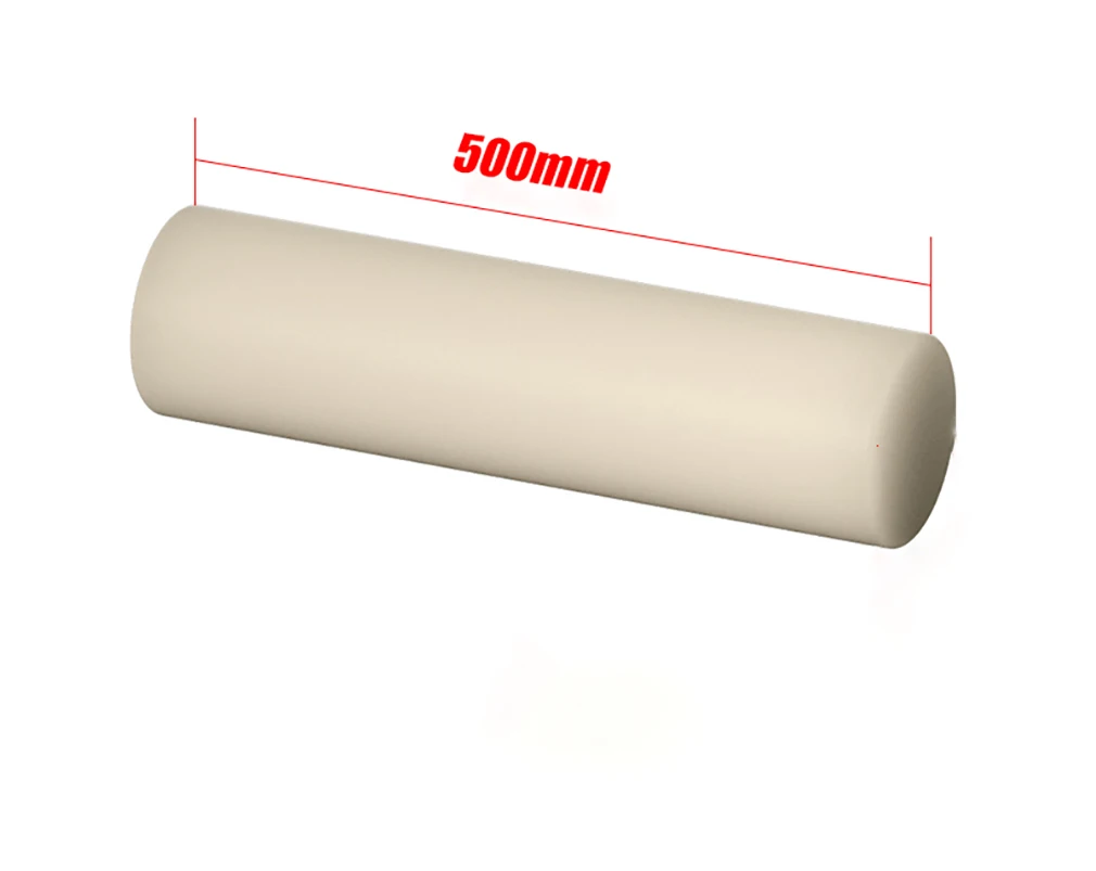 500 mm lange zwart beige ronde ABS kunststof staaf CNC-gefreesde kunststof stripdiameter 5-60 mm