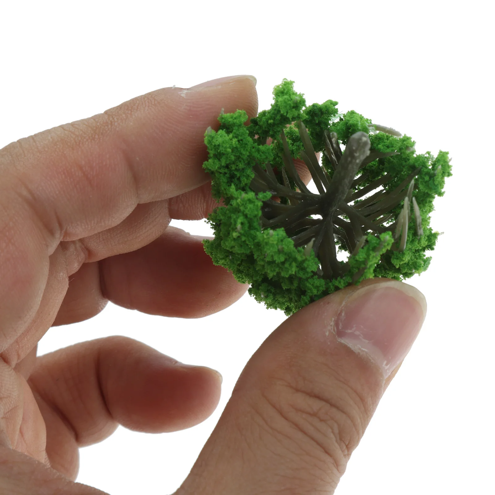 20 قطعة 5 سنتيمتر نموذج الصفصاف شجرة مصغرة مشهد أخضر المشهد نموذج يبكي شجرة الصفصاف لتخطيط المناظر الطبيعية القطار