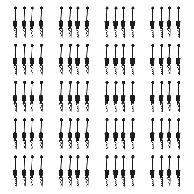 FBIL-80Pcs Rubber Car Body Clip Retainer Shell Fixed Buckle Lock For 1/10 ARRMA Senton Granite Typhon Traxxas Slash UDR,4