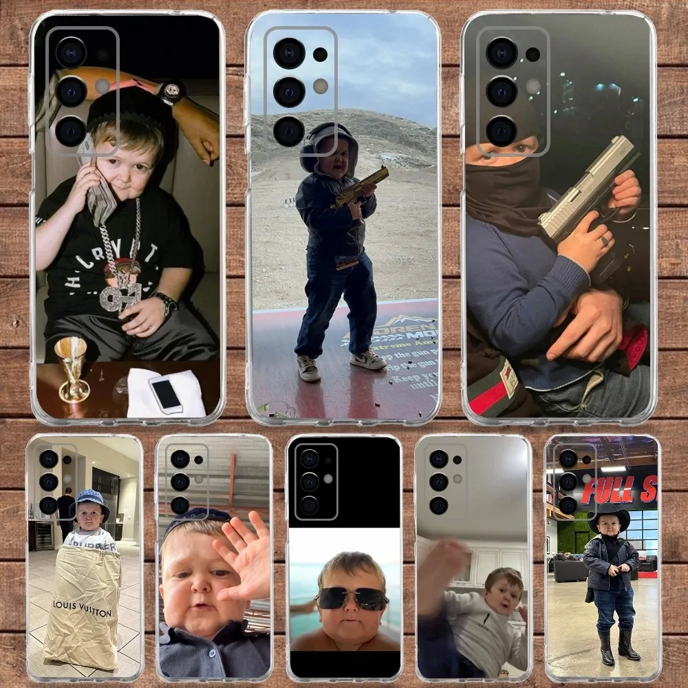 

Funny Babaite Hasbulla Phone Case For Samsung Galaxy S25 S24 S23 S22 Ultra Plus Clear Shockproof Soft Cover S22+ S23+ S24+ Shell