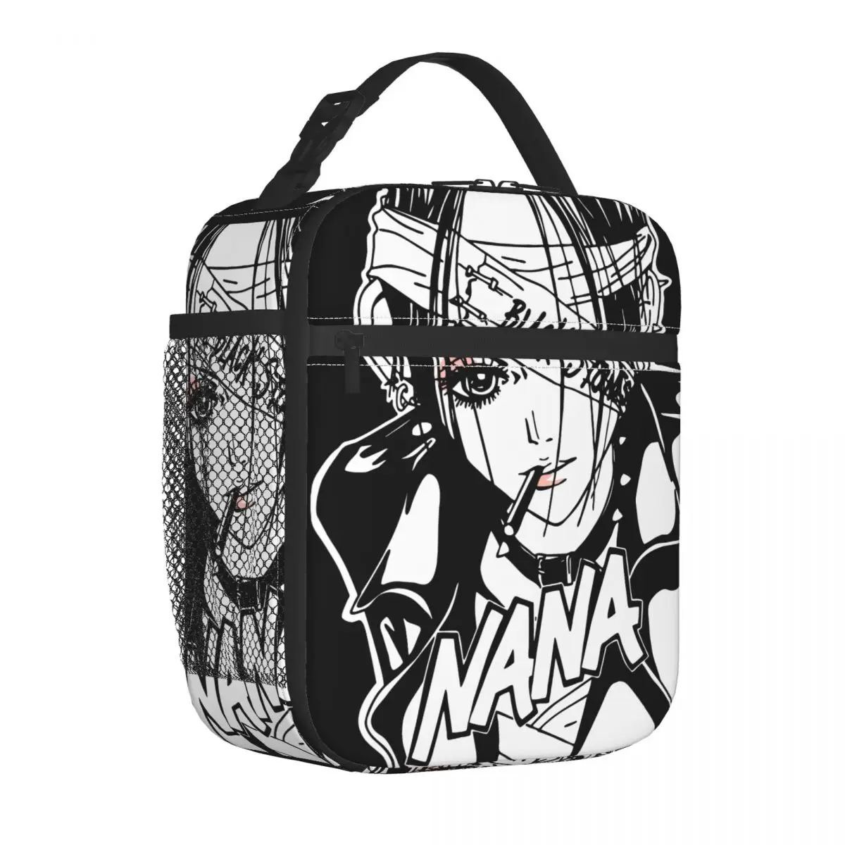 Nana Insulated Lunch Bags Cooler Bag  Lunch Container Streetwear Anime Harajuku High Capacity Tote Lunch Box Food Storage Bags