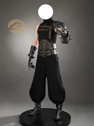 Game VII Rebirth Cloud Strife Cosplay Costume Shoes Men Halloween Role Play Outfit C08877