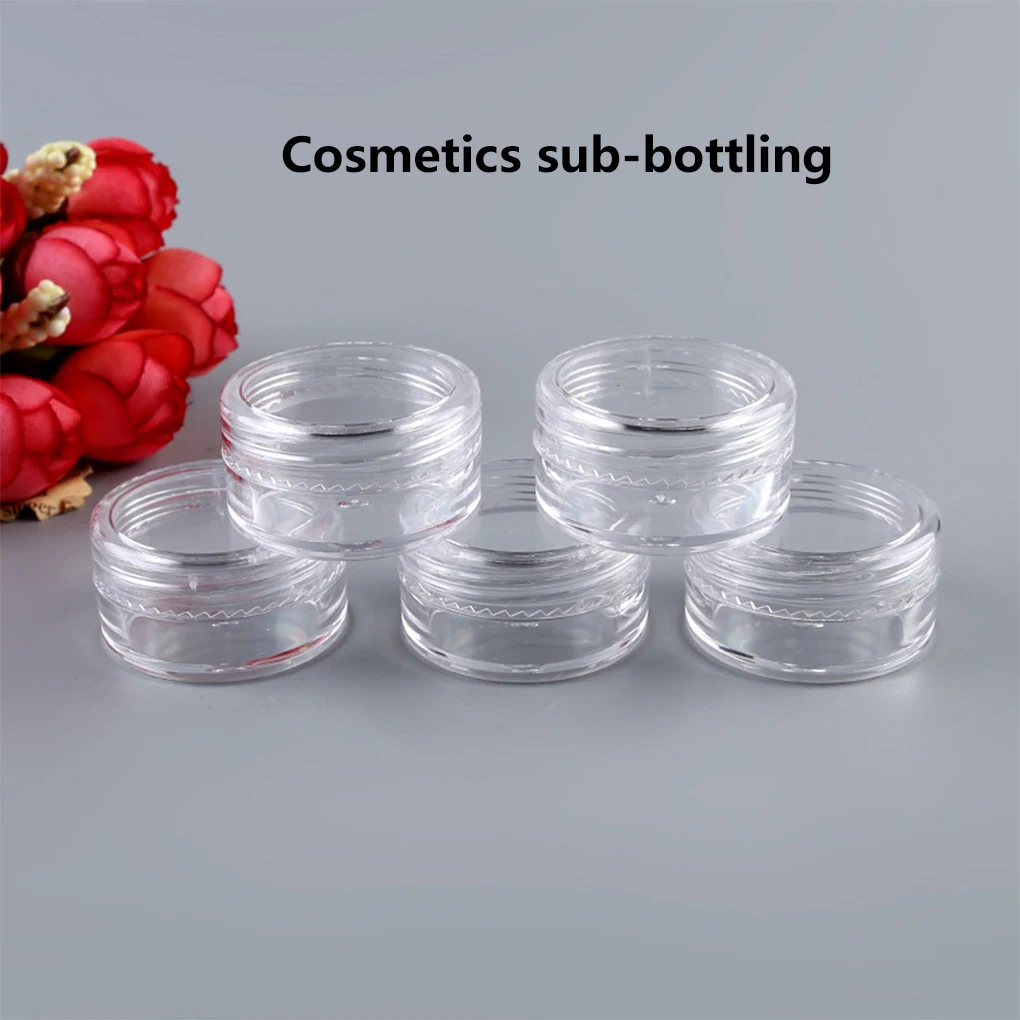 25Pcs Cosmetic Jars Refillable Bottles Creams Bottle Make-Up Dispenser