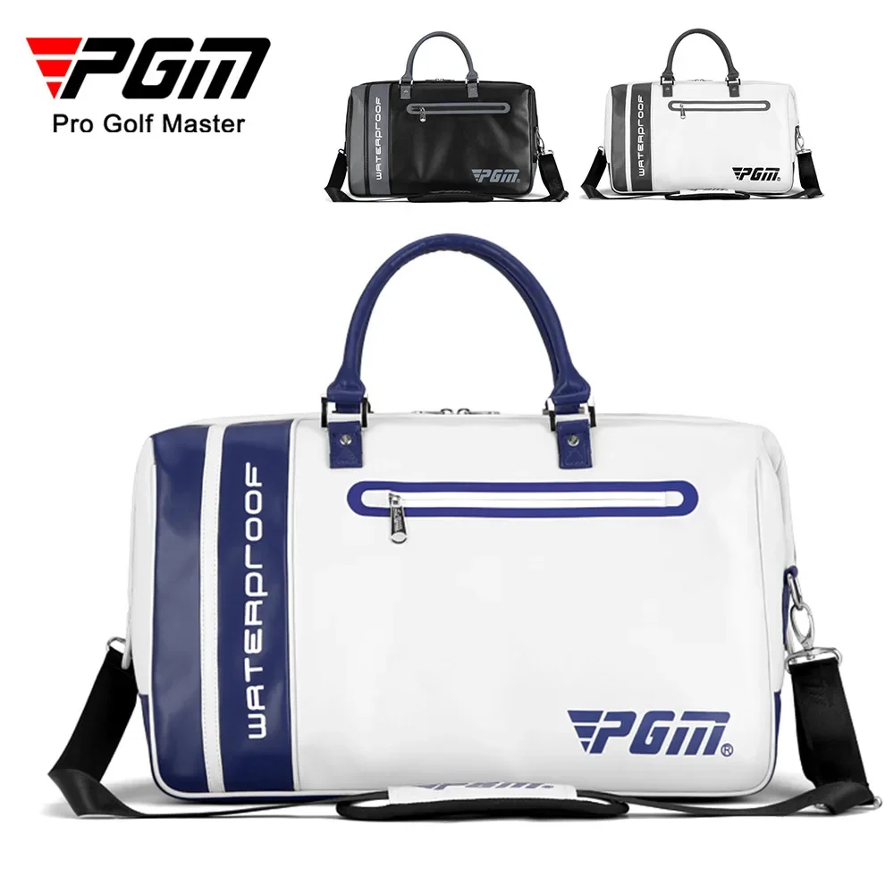 PGM New Golf Clothing Bag Independent Shoe Bag Storage Men's Super Fiber Leather Waterproof Clothing Bag YWB038