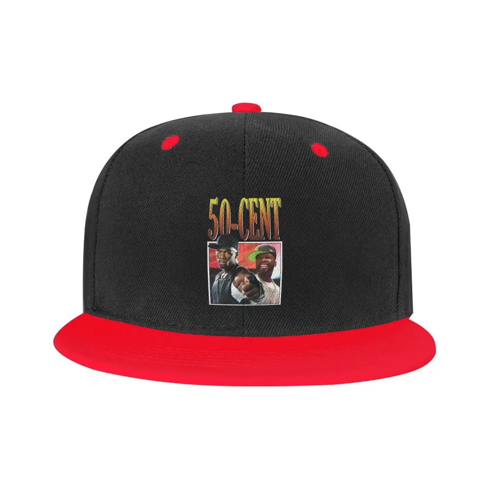 Fifty Cent 90S Style Present Music Rap Hip Hop 50 Cent Snapback Cap Colorful Baseball Caps New Style