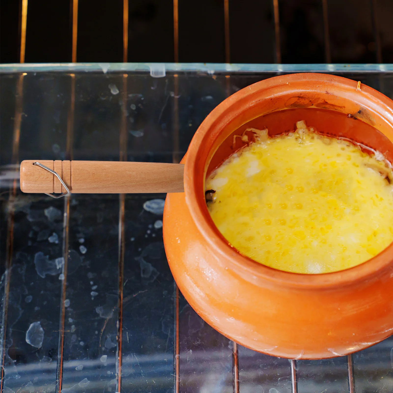 

Wooden Pot Handle Universal Fit Long Ergonomic Grip Replacement Milk Pot Saucepan Frying Pan Cookware Handle Kitchen Utensils