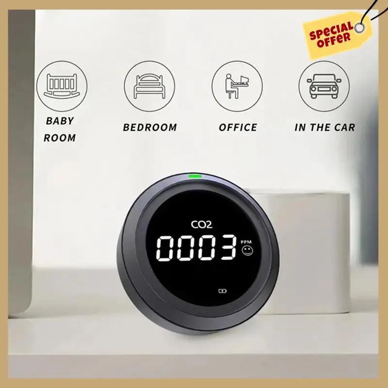 1 шт. PTH-5 мониторы углекислого газа NDIR CO2 датчик удобная среда пластик с датчиком температуры и влажности