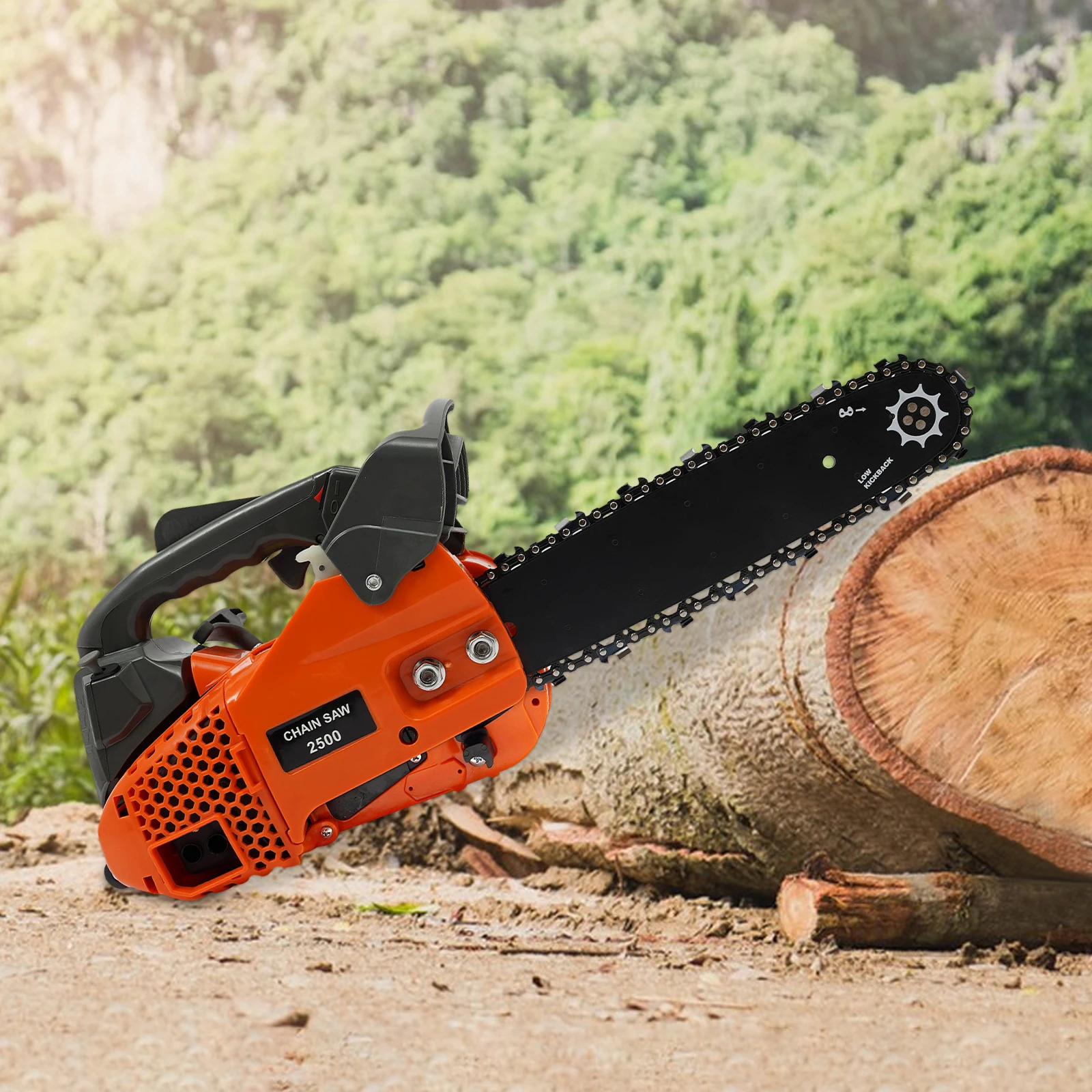 

25.4cc Top Handle Chainsaw, Gasoline Chainsaw, 2-Stroke Engine Chainsaw