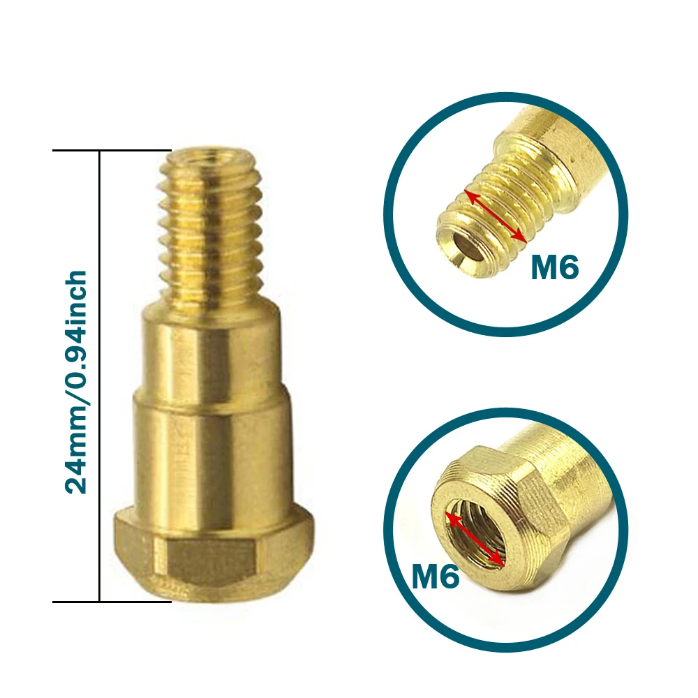 24KD New Coating Protection Non-stick Nozzle 0.8/1.0/1.2mm MIG Torch Gas Nozzle Tip Holder For MB-24KD MIG MAG Welding Torch