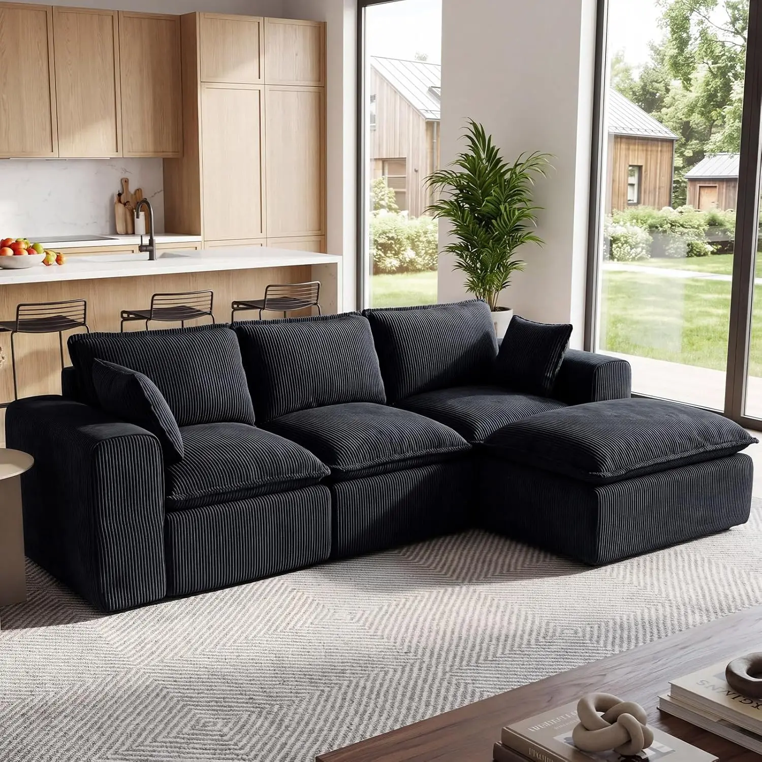 L-Shape Sectional Sofa 108