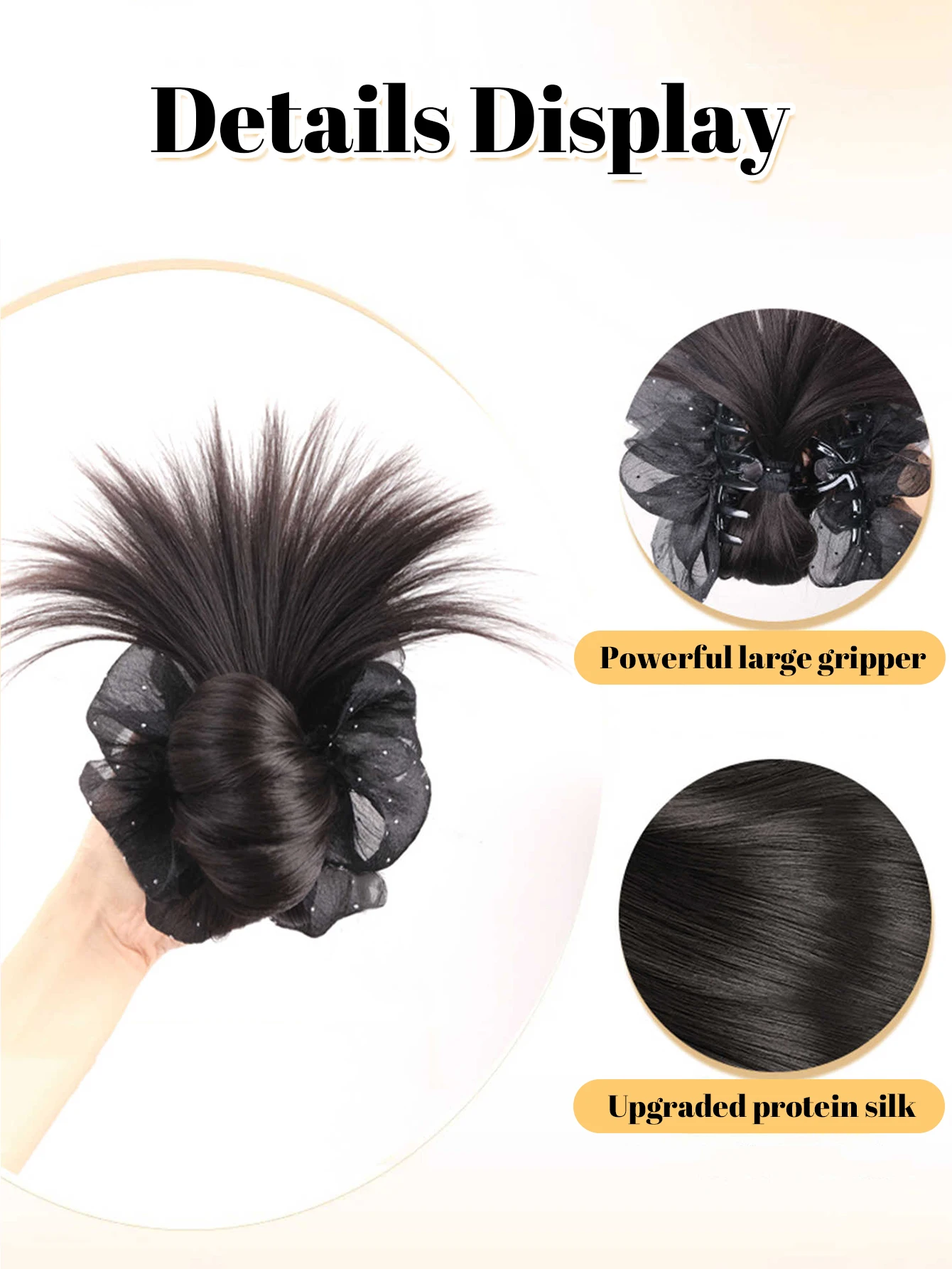OLACARE 합성 헤어 메시 헤어 번 크랩 클립 하이 - Feather Shuttlecock 리뷰 및 가격