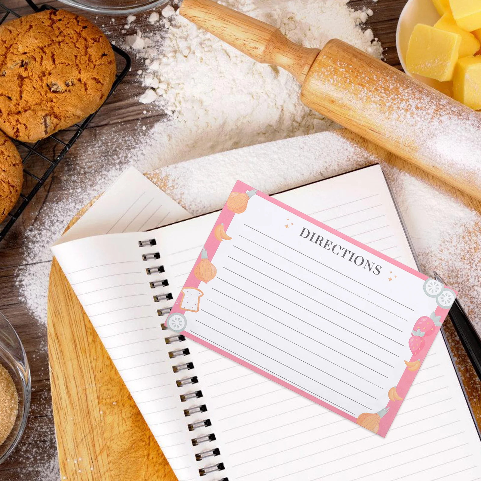 50 Stück doppelseitige Rezeptkarten, leere Küchenrezeptbögen, Hochzeit, Brautparty, Papier, Notizkarten zum Kochen